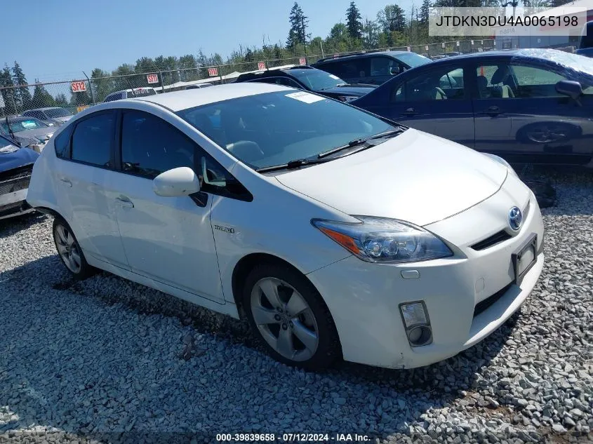 JTDKN3DU4A0065198 2010 Toyota Prius V