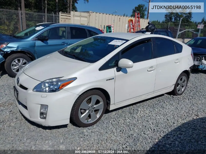 JTDKN3DU4A0065198 2010 Toyota Prius V