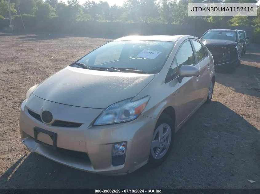 JTDKN3DU4A1152416 2010 Toyota Prius Iv