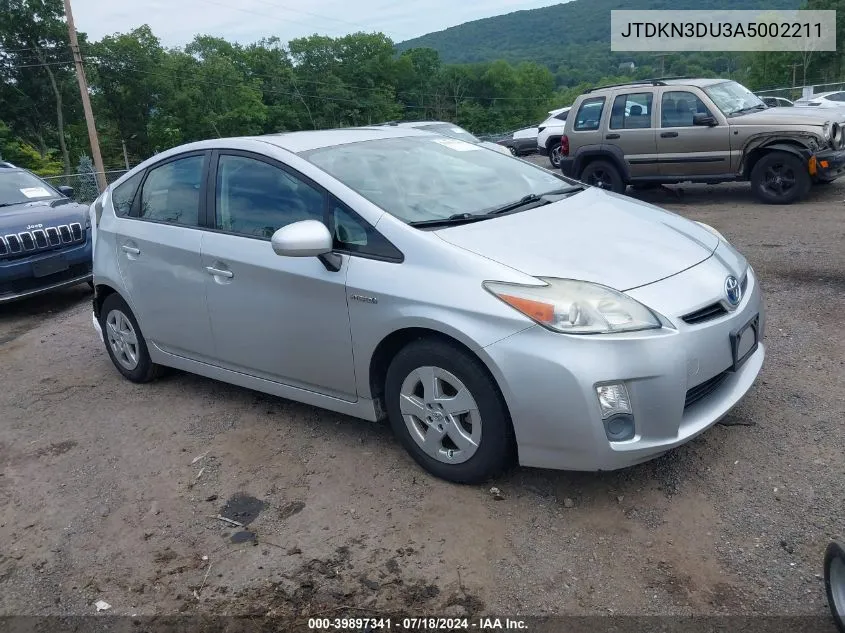 JTDKN3DU3A5002211 2010 Toyota Prius Iii