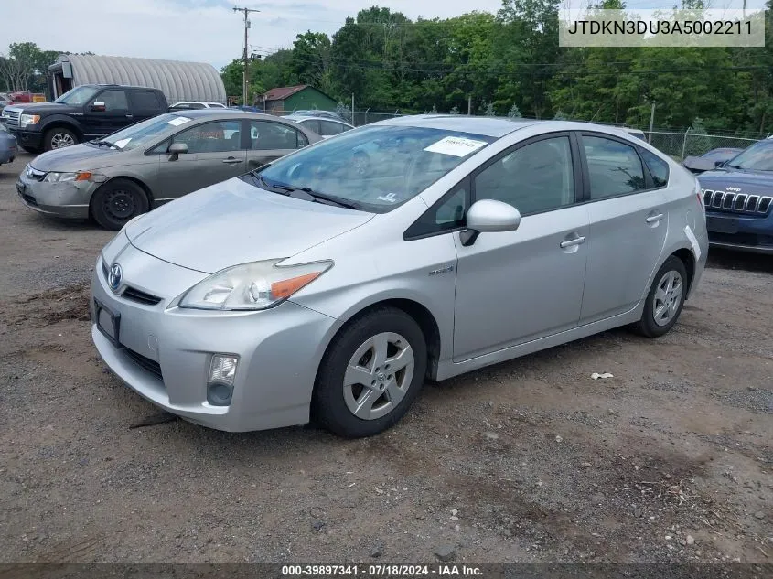 JTDKN3DU3A5002211 2010 Toyota Prius Iii