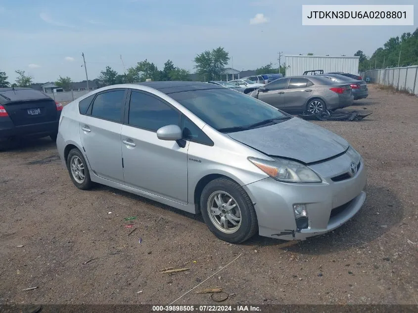 JTDKN3DU6A0208801 2010 Toyota Prius Iv