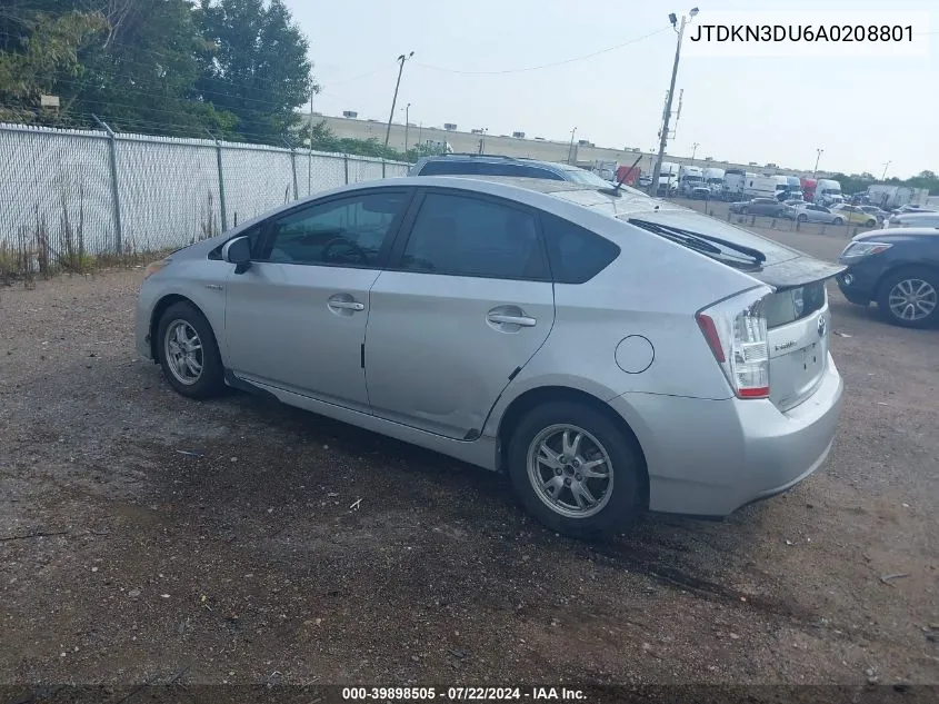 JTDKN3DU6A0208801 2010 Toyota Prius Iv