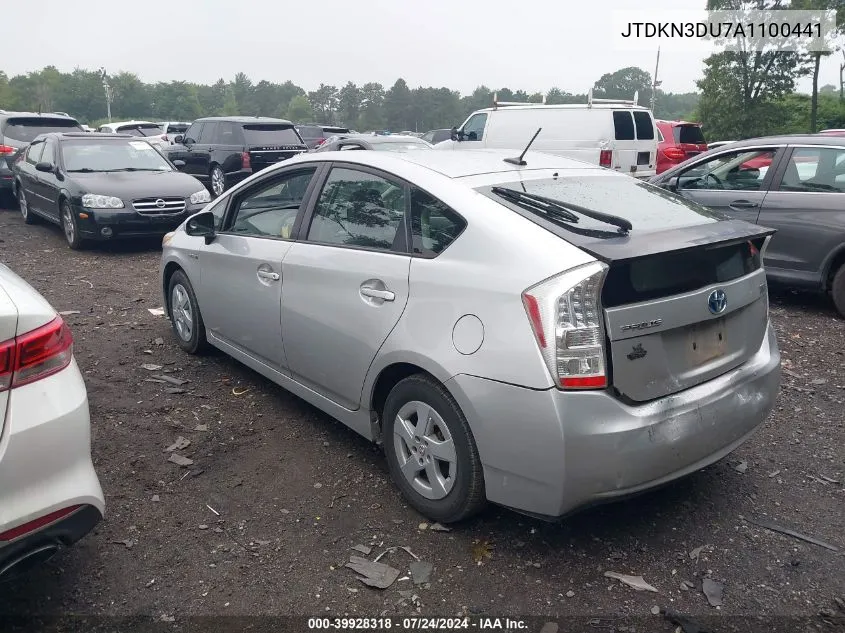 2010 Toyota Prius Ii VIN: JTDKN3DU7A1100441 Lot: 39928318