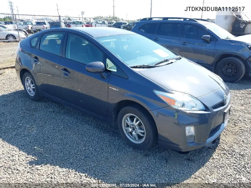 2010 Toyota Prius Ii VIN: JTDKN3DU8A1112517 Lot: 39929395