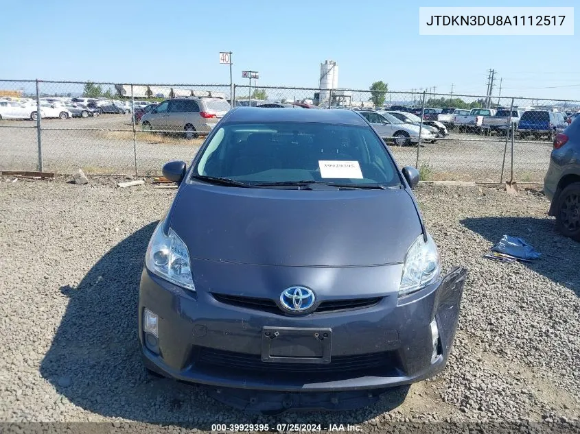 2010 Toyota Prius Ii VIN: JTDKN3DU8A1112517 Lot: 39929395