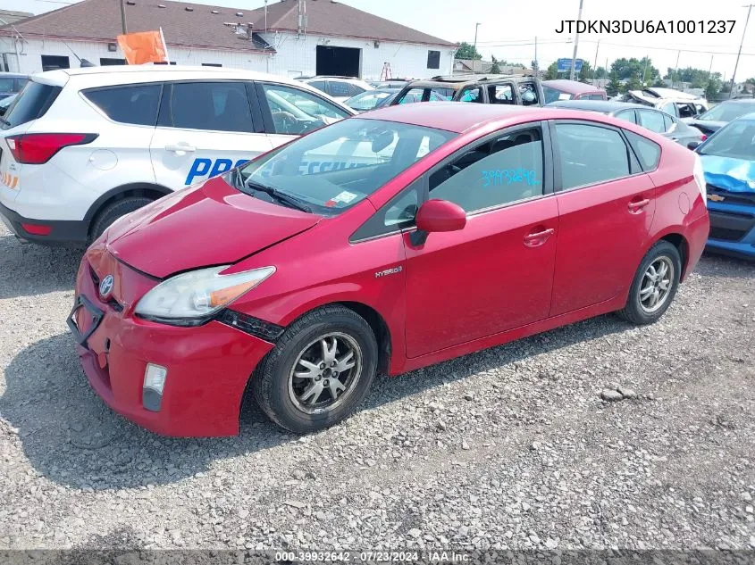 JTDKN3DU6A1001237 2010 Toyota Prius Iv