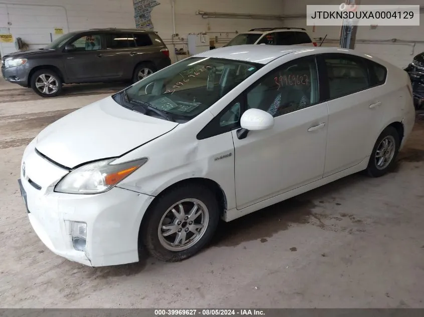 2010 Toyota Prius Ii VIN: JTDKN3DUXA0004129 Lot: 39969627