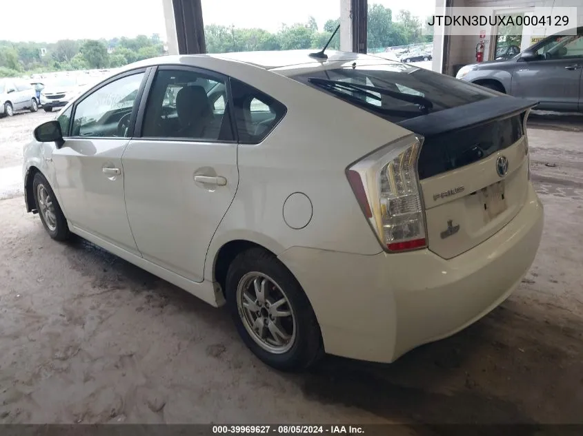 2010 Toyota Prius Ii VIN: JTDKN3DUXA0004129 Lot: 39969627