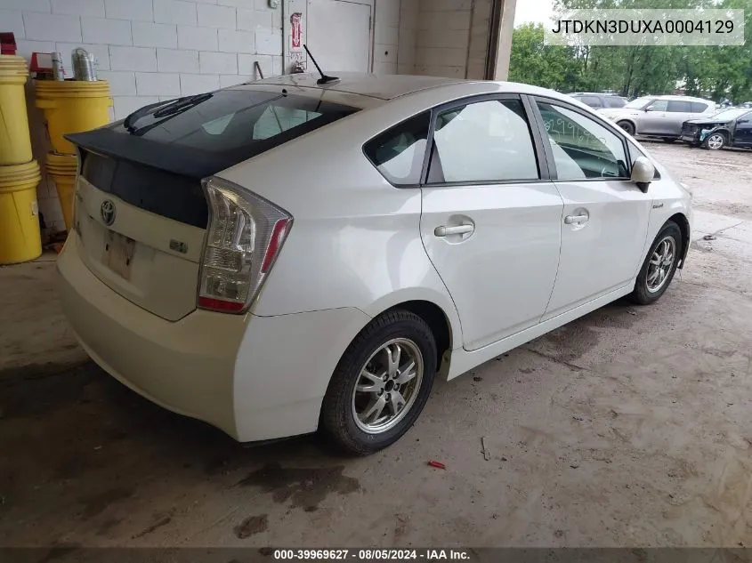 2010 Toyota Prius Ii VIN: JTDKN3DUXA0004129 Lot: 39969627