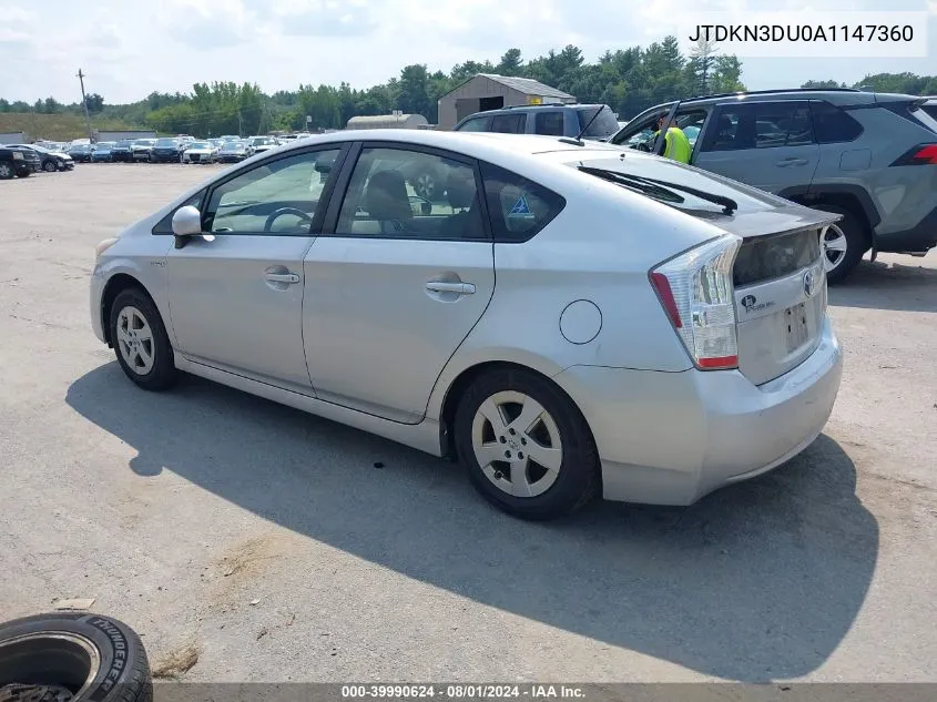 JTDKN3DU0A1147360 2010 Toyota Prius Ii