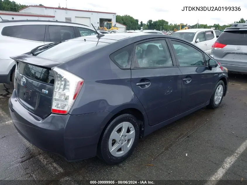 JTDKN3DU2A0199336 2010 Toyota Prius I/Ii/Iii/Iv/V