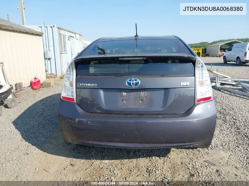 JTDKN3DU8A0068380 2010 Toyota Prius Iii