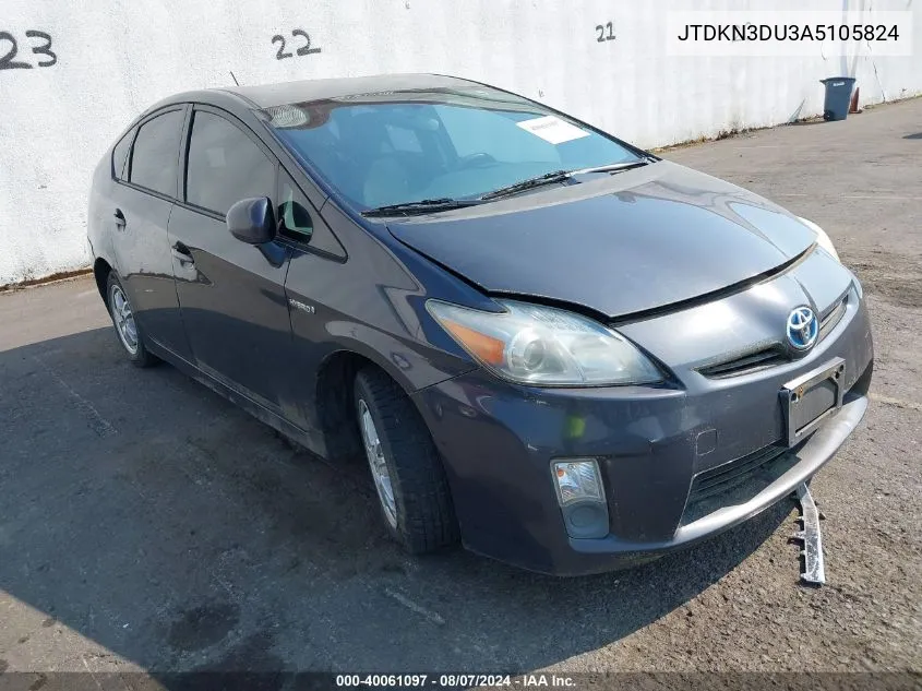 JTDKN3DU3A5105824 2010 Toyota Prius Ii