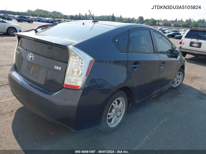 JTDKN3DU3A5105824 2010 Toyota Prius Ii