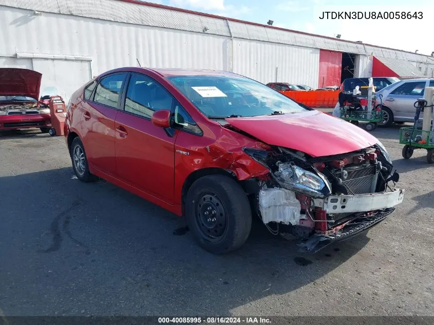 JTDKN3DU8A0058643 2010 Toyota Prius Iv