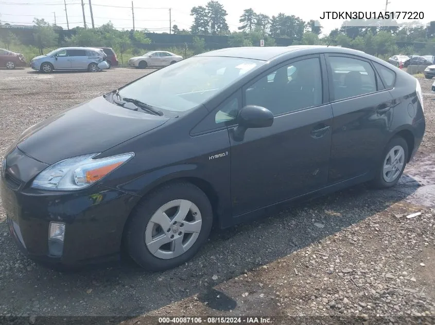 JTDKN3DU1A5177220 2010 Toyota Prius Ii