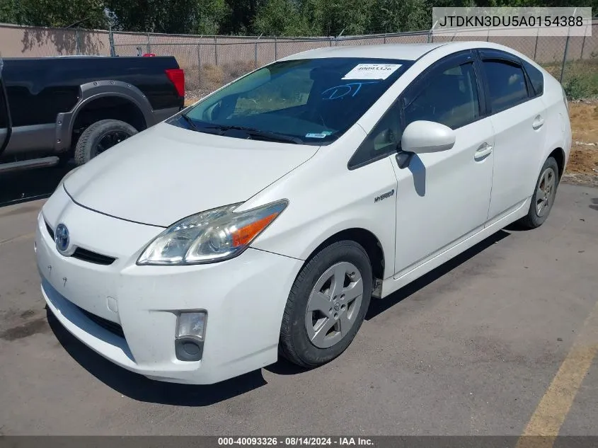 JTDKN3DU5A0154388 2010 Toyota Prius Iii