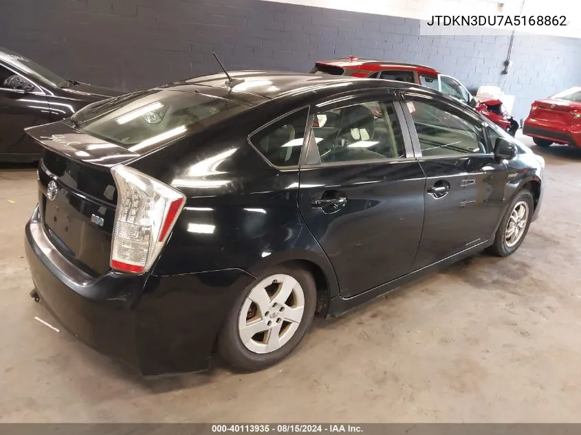 JTDKN3DU7A5168862 2010 Toyota Prius Ii