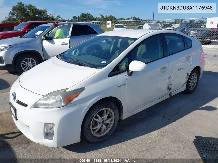 JTDKN3DU3A1176948 2010 Toyota Prius Ii