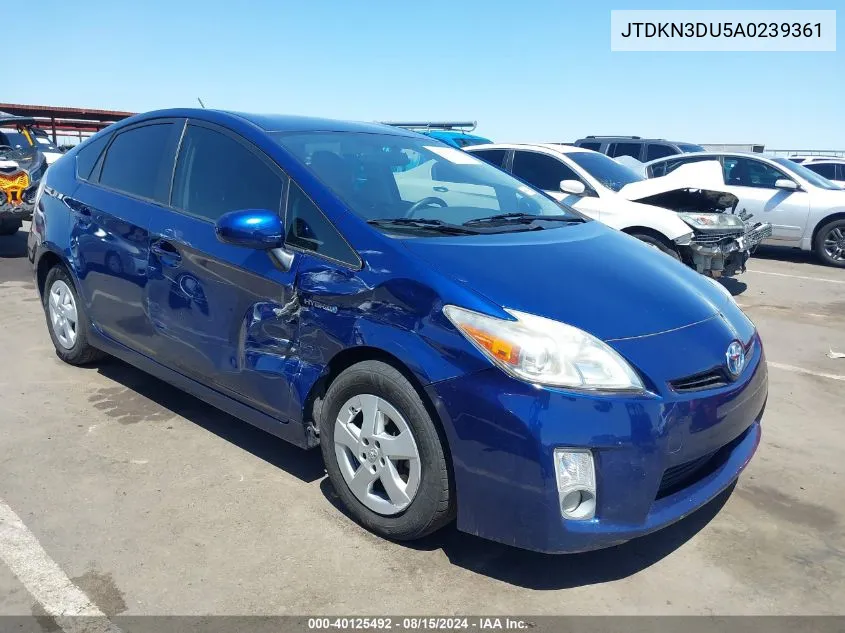 JTDKN3DU5A0239361 2010 Toyota Prius Ii