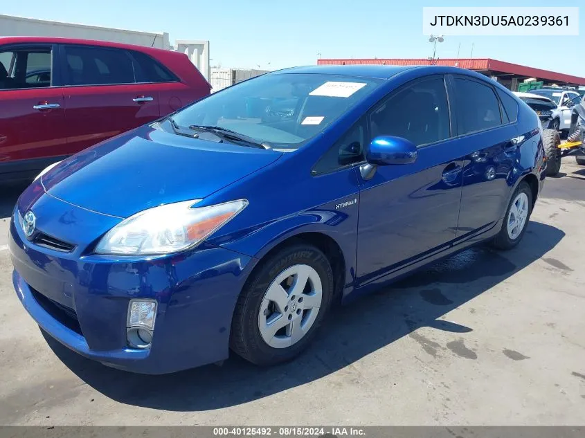 JTDKN3DU5A0239361 2010 Toyota Prius Ii