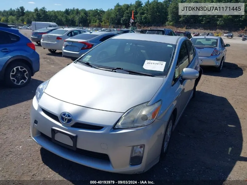 2010 Toyota Prius I VIN: JTDKN3DU7A1171445 Lot: 40193979