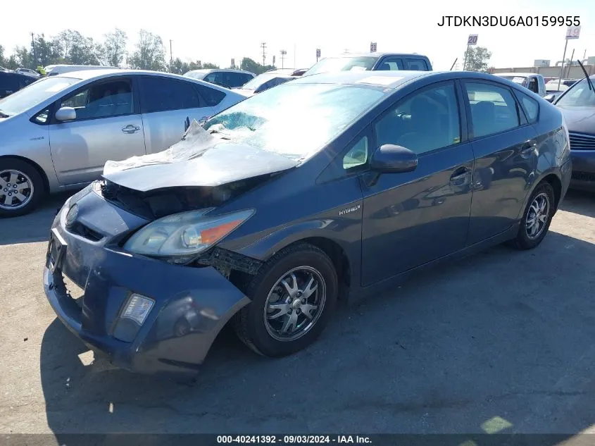 2010 Toyota Prius Iii VIN: JTDKN3DU6A0159955 Lot: 40241392