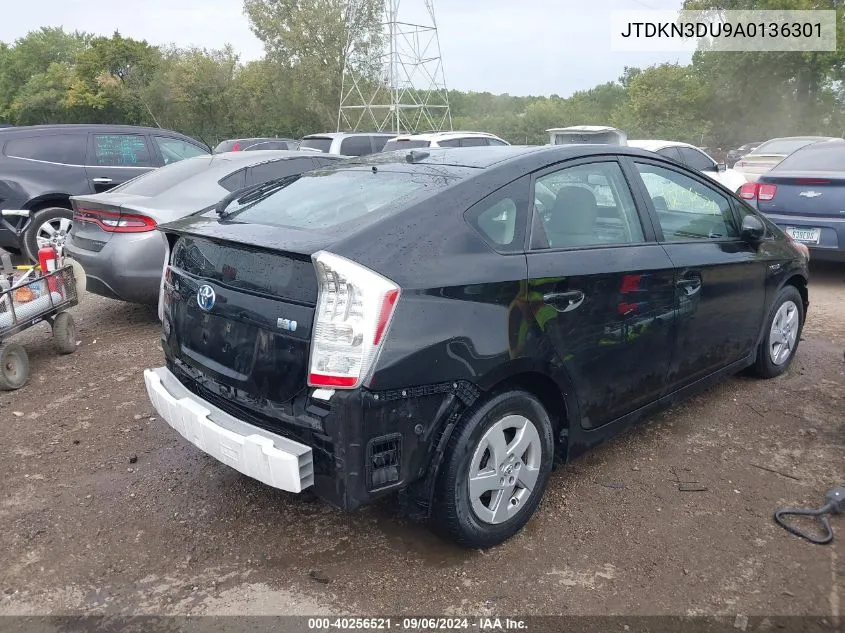 JTDKN3DU9A0136301 2010 Toyota Prius Ii