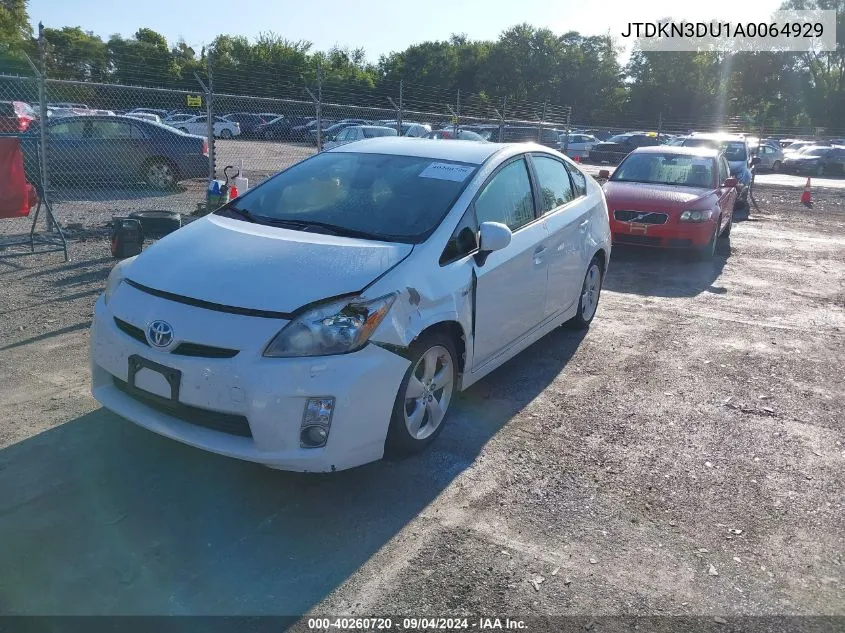 2010 Toyota Prius V VIN: JTDKN3DU1A0064929 Lot: 40260720