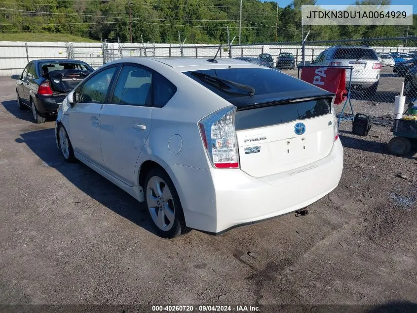 2010 Toyota Prius V VIN: JTDKN3DU1A0064929 Lot: 40260720