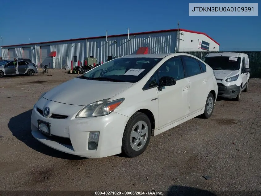 JTDKN3DU0A0109391 2010 Toyota Prius Ii