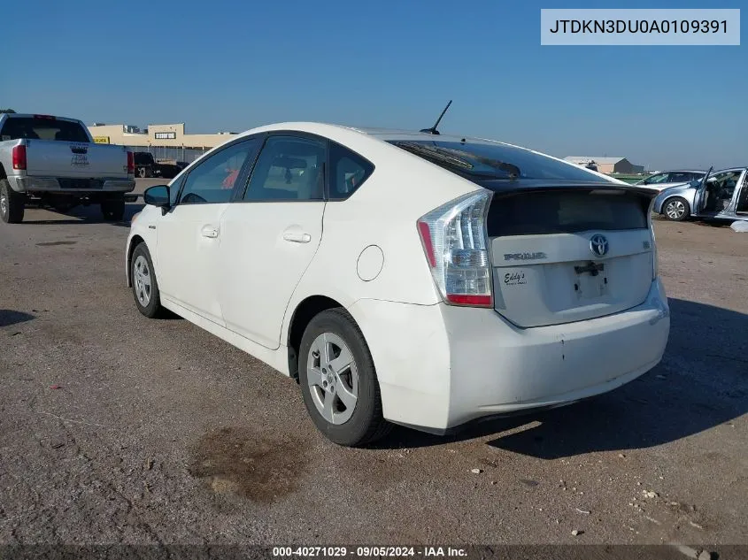 JTDKN3DU0A0109391 2010 Toyota Prius Ii