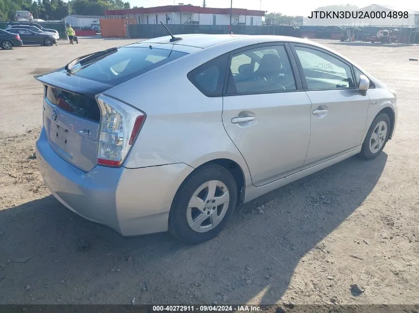 2010 Toyota Prius Iii VIN: JTDKN3DU2A0004898 Lot: 40272911