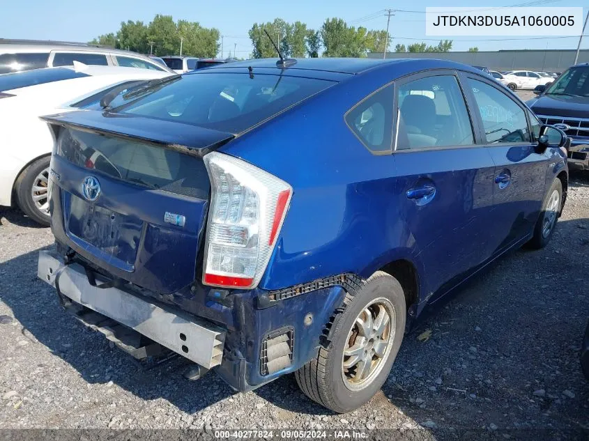 2010 Toyota Prius Ii VIN: JTDKN3DU5A1060005 Lot: 40277824