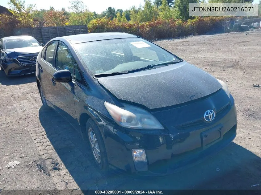 JTDKN3DU2A0216071 2010 Toyota Prius Iii