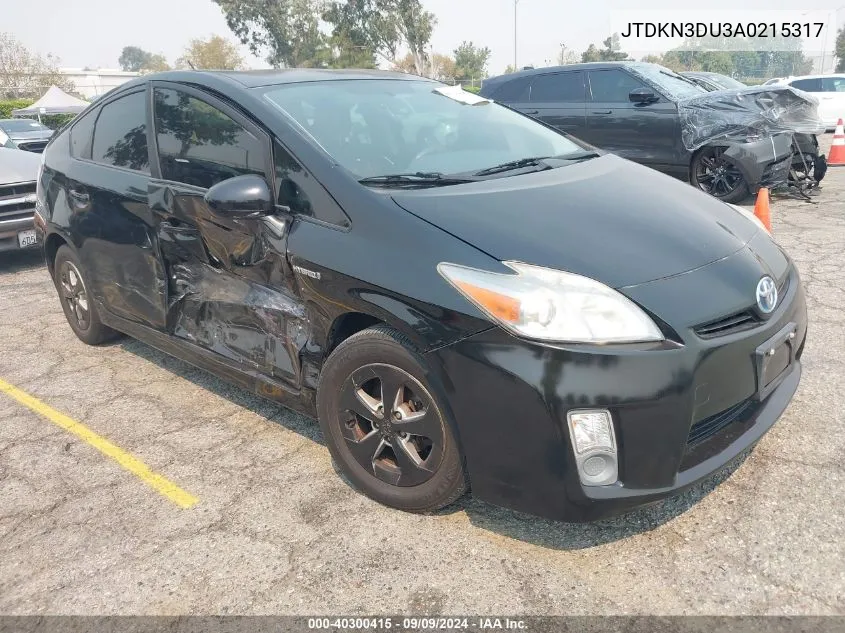 JTDKN3DU3A0215317 2010 Toyota Prius Iii