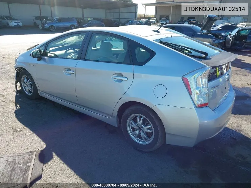 JTDKN3DUXA0102514 2010 Toyota Prius Ii