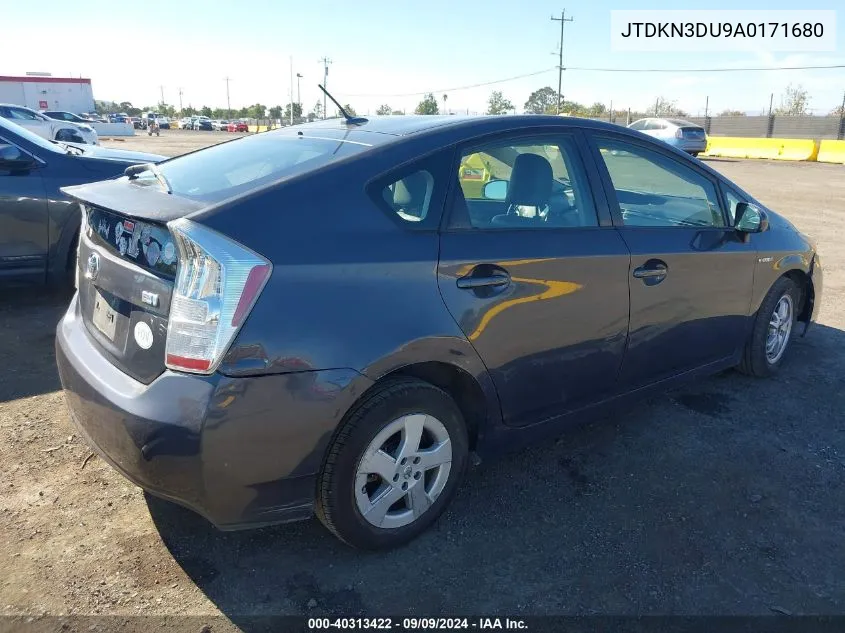 2010 Toyota Prius Iv VIN: JTDKN3DU9A0171680 Lot: 40313422