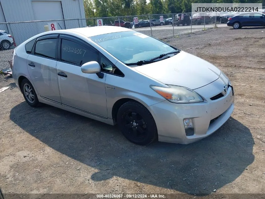 JTDKN3DU6A0222214 2010 Toyota Prius Ii