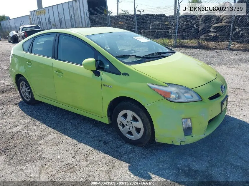 2010 Toyota Prius Iii VIN: JTDKN3DU8A0213739 Lot: 40343509