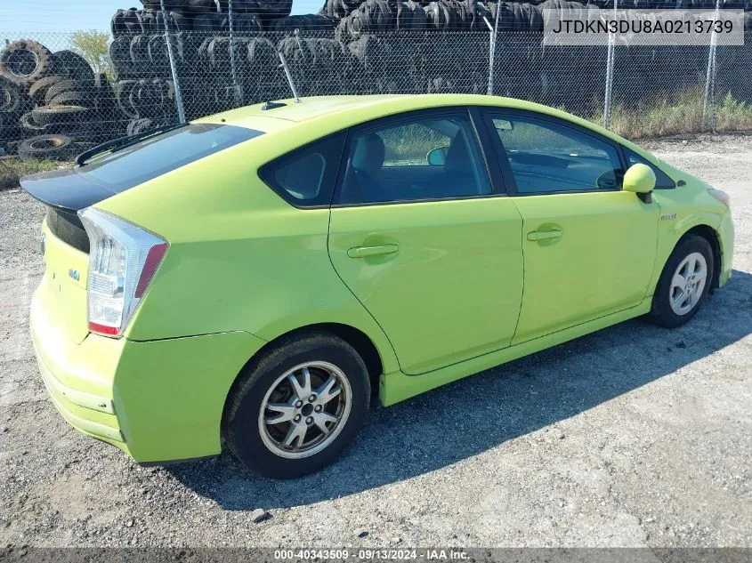 2010 Toyota Prius Iii VIN: JTDKN3DU8A0213739 Lot: 40343509