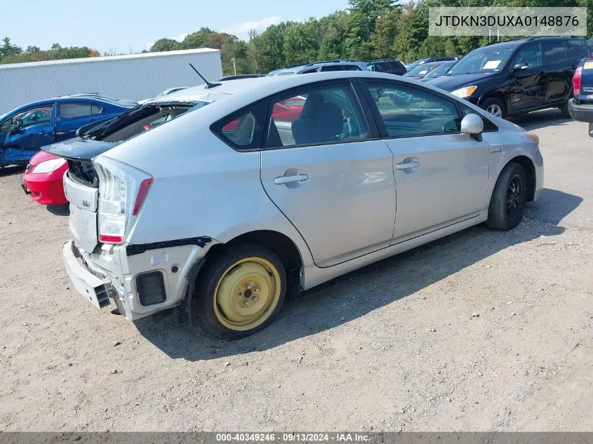 JTDKN3DUXA0148876 2010 Toyota Prius Iii