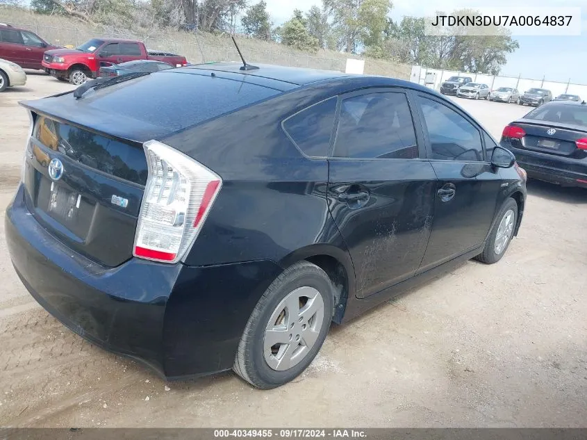 JTDKN3DU7A0064837 2010 Toyota Prius Iv