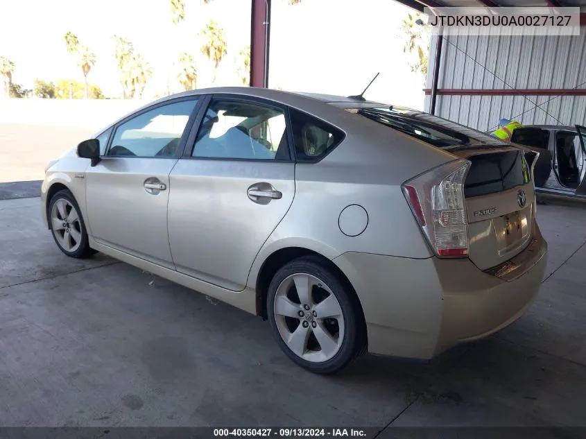 2010 Toyota Prius V VIN: JTDKN3DU0A0027127 Lot: 40350427