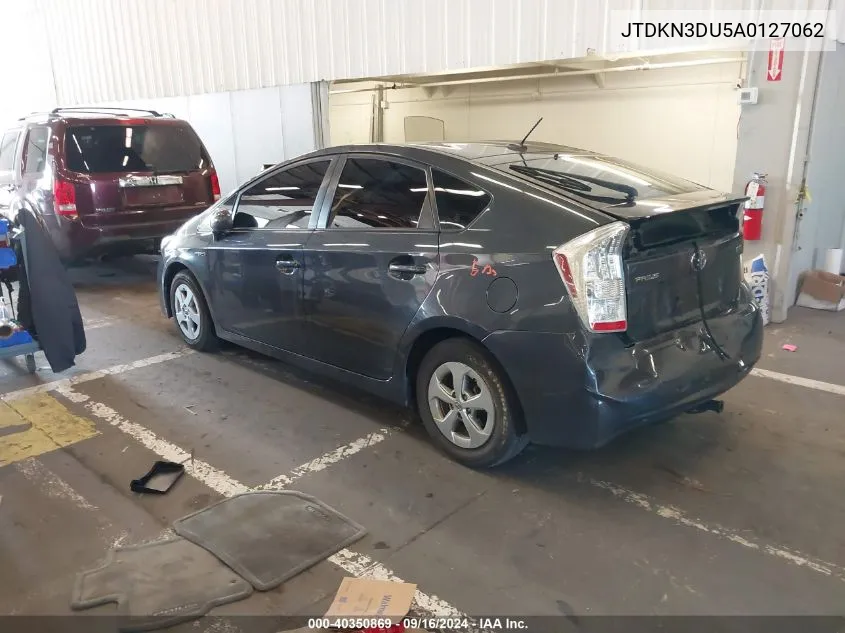 2010 Toyota Prius Iii VIN: JTDKN3DU5A0127062 Lot: 40350869