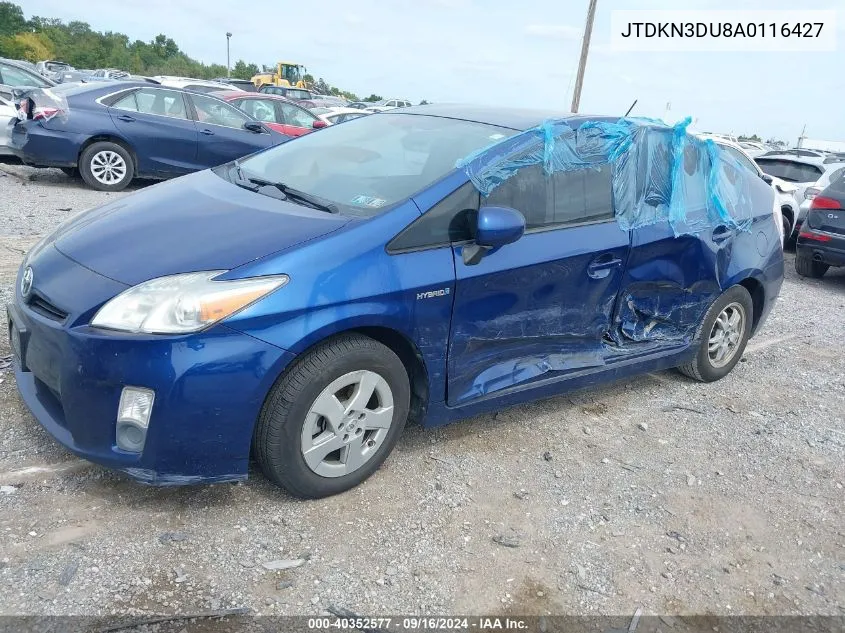 2010 Toyota Prius VIN: JTDKN3DU8A0116427 Lot: 40352577