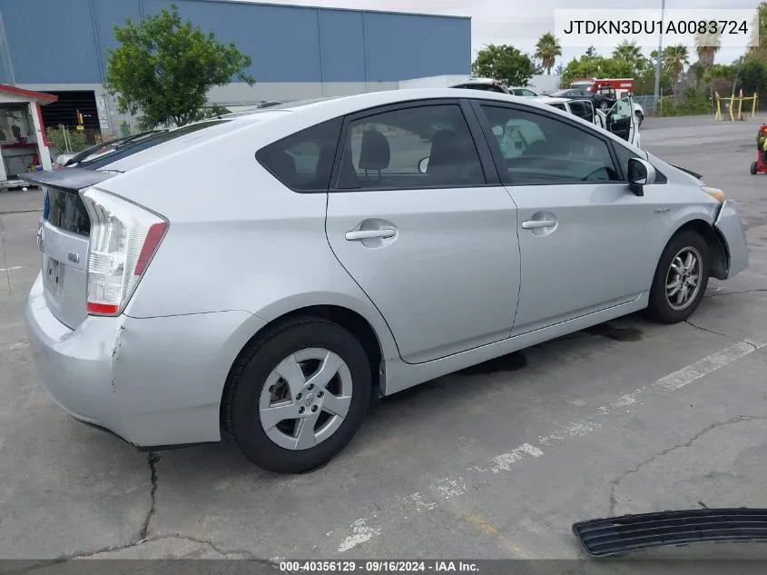 2010 Toyota Prius Ii VIN: JTDKN3DU1A0083724 Lot: 40356129