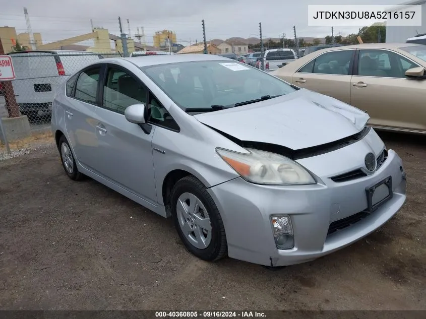 2010 Toyota Prius Ii VIN: JTDKN3DU8A5216157 Lot: 40360805