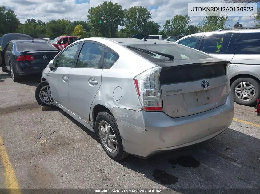 2010 Toyota Prius Ii VIN: JTDKN3DU2A0130923 Lot: 40365618